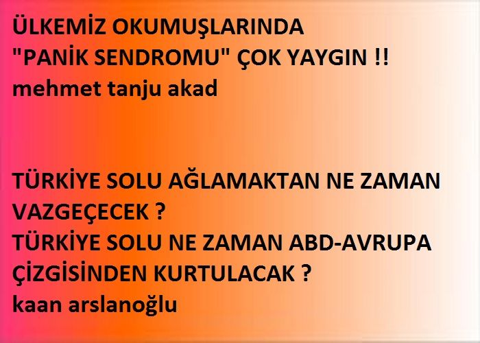 lkemiz okumularnda PANK SENDROMU OK YAYGIN