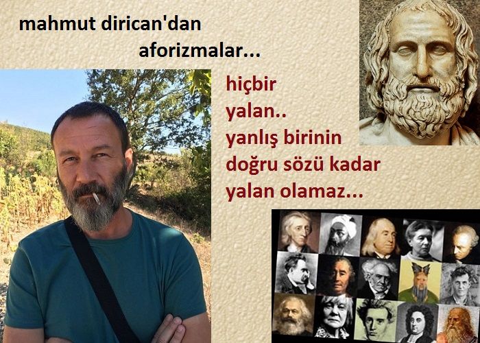 Mahmut Diricandan Aforizmalar